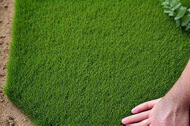 Laying new St. Augustine sod for a revitalized lawn